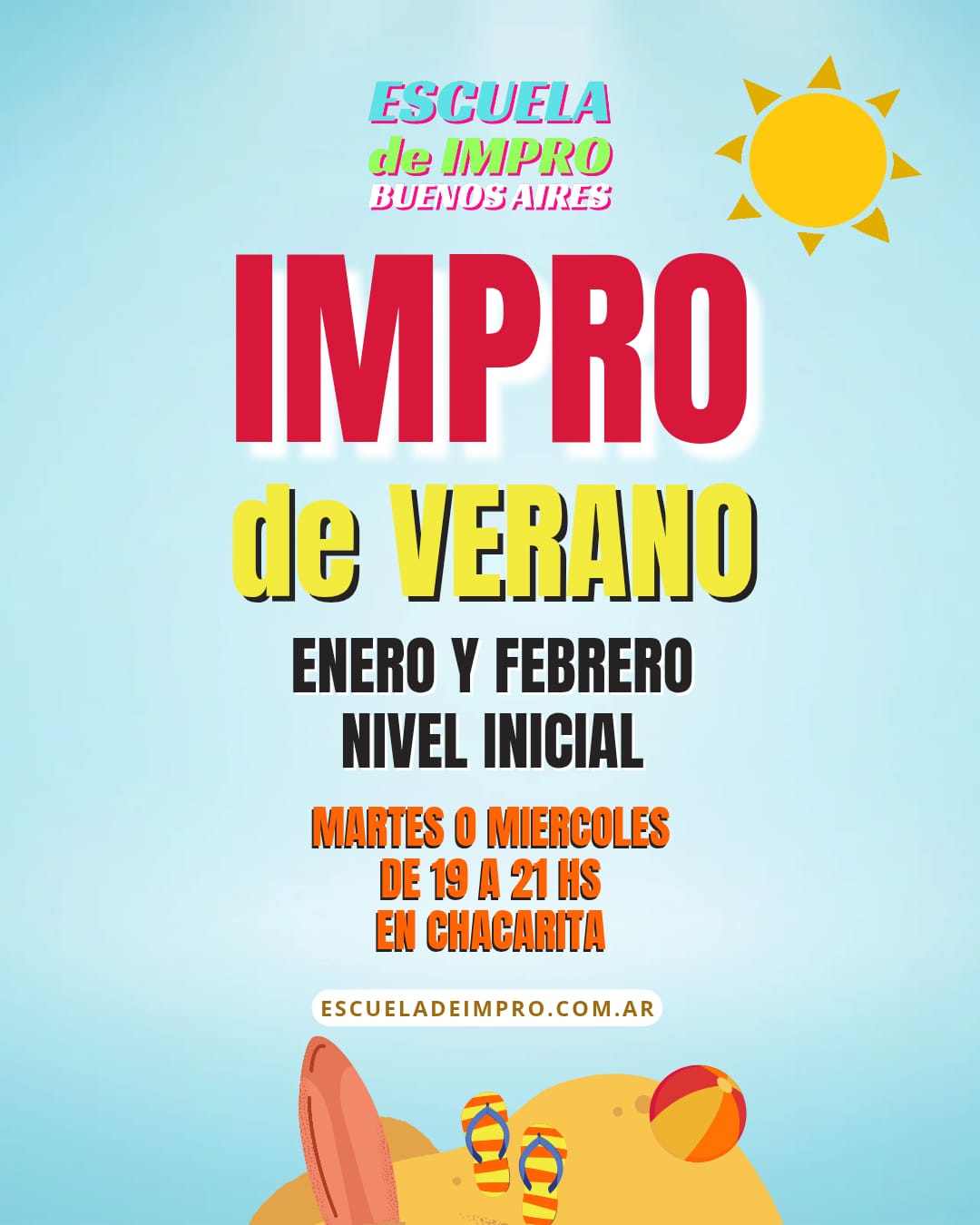 Flyer Intensivos de Verano 2026